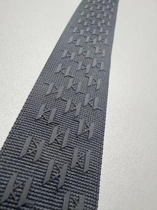 Knitting tape with printing 