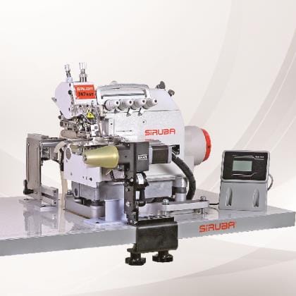 Automatic Ribbed Collar Attaching Machine	